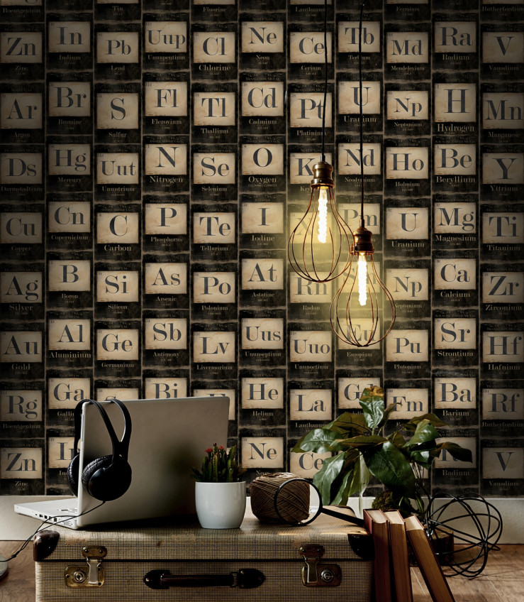 Murals with Typography, Numbers, Scores or Script Designs