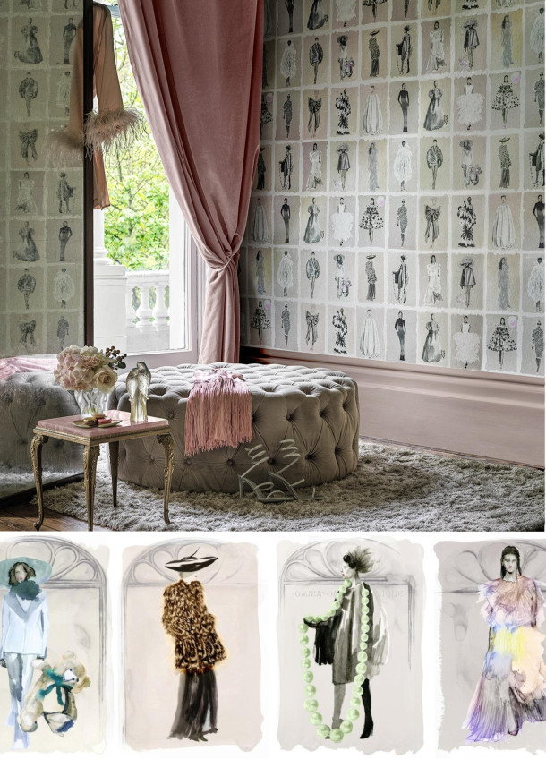 Couture Carousel - Cole & Son x Harrods 