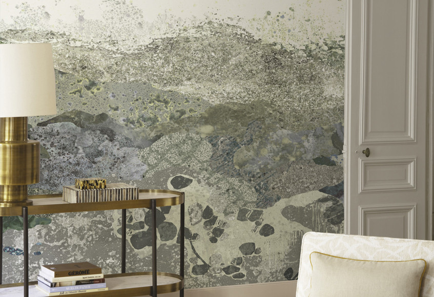 Wall Murals with Plaster or Stone Optics
