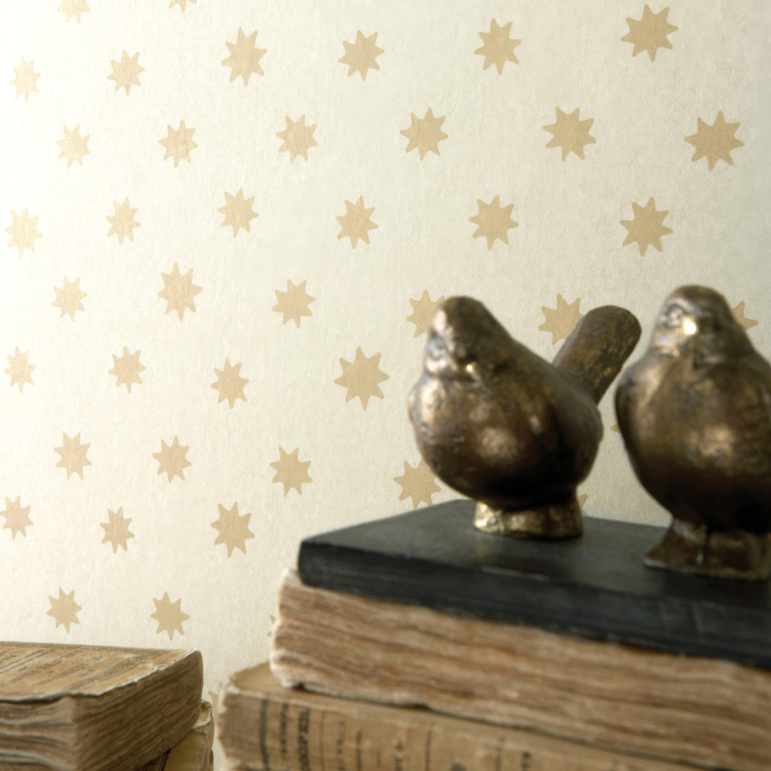 Carta da parati con grafica astronomica e stelle Carta da parati con grafica astronomica e stelle