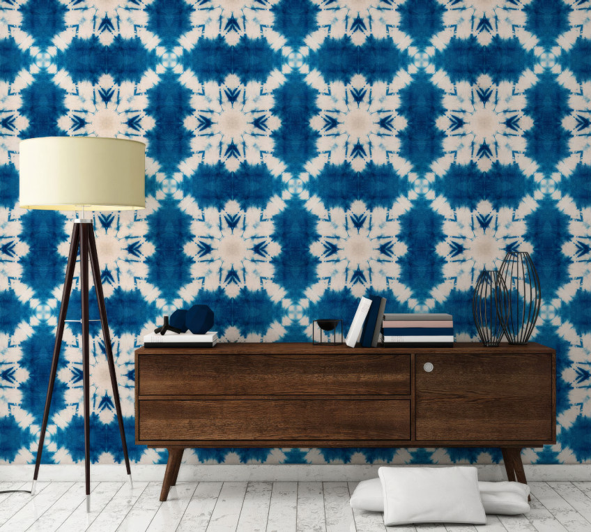 Papiers peints à motif Tie-Dye