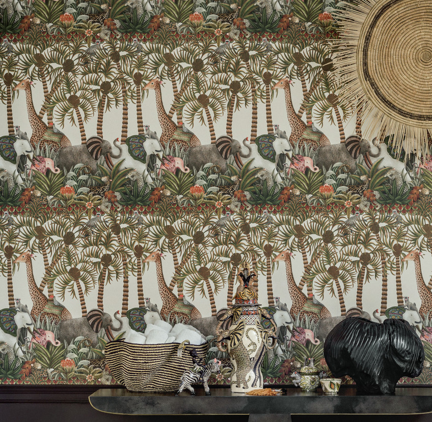 Papiers peints avec des animaux exotiques