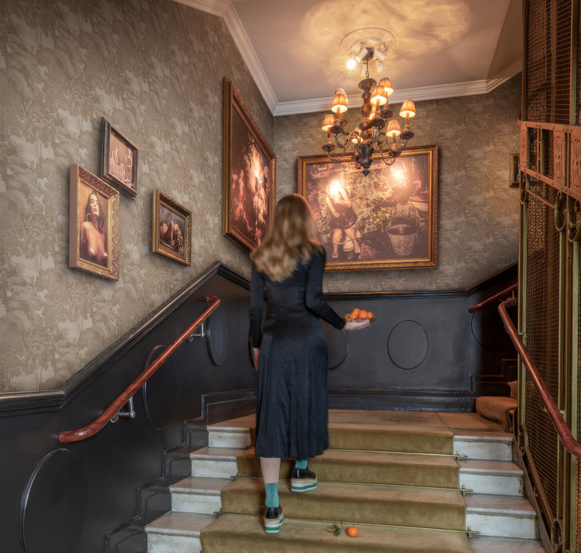 Carte da parati con motivi botanici