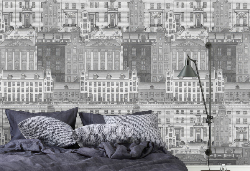 Wallpaper with Houses / Pillars / Buildings