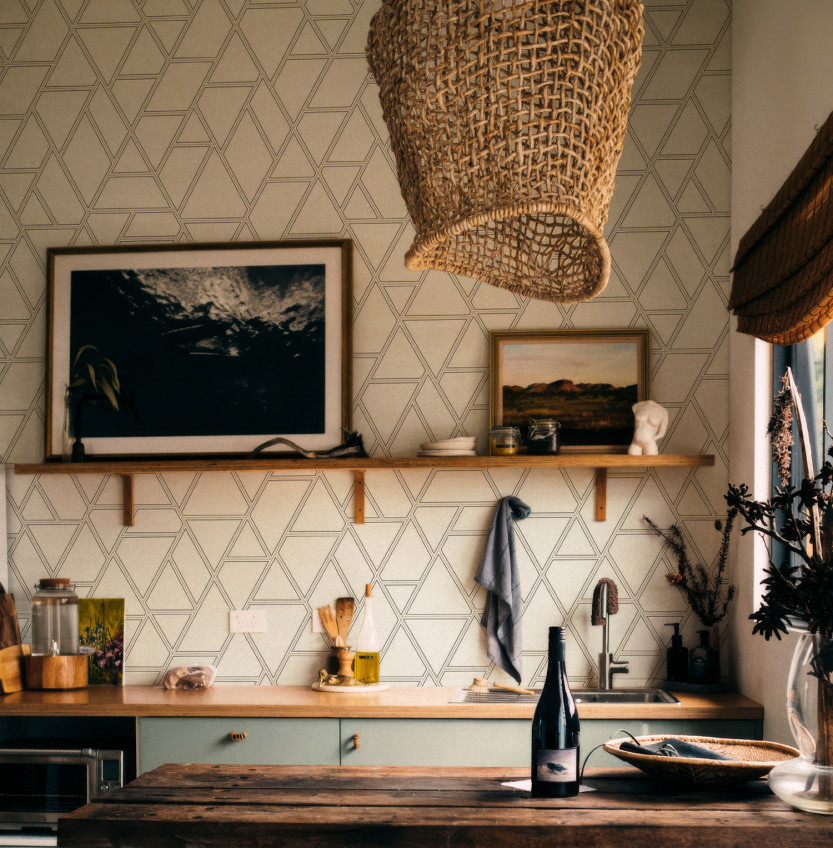 Geometric Wallpaper with Check, Diamond and Triangle Patterns Geometric Wallpaper with Check, Diamond and Triangle Patterns