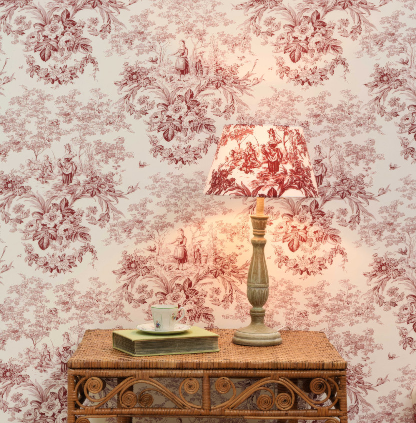 Barock-, Rokoko- und klassische Tapeten und Tapeten des 19. Jahrhunderts