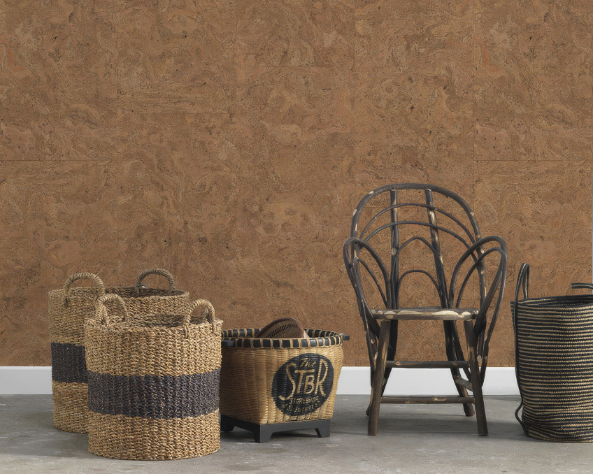 Wallpaper with Cork or Weave Designs