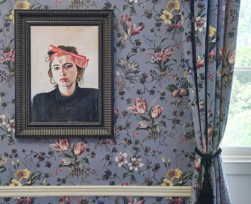 Papiers peints floraux avec des bouquets