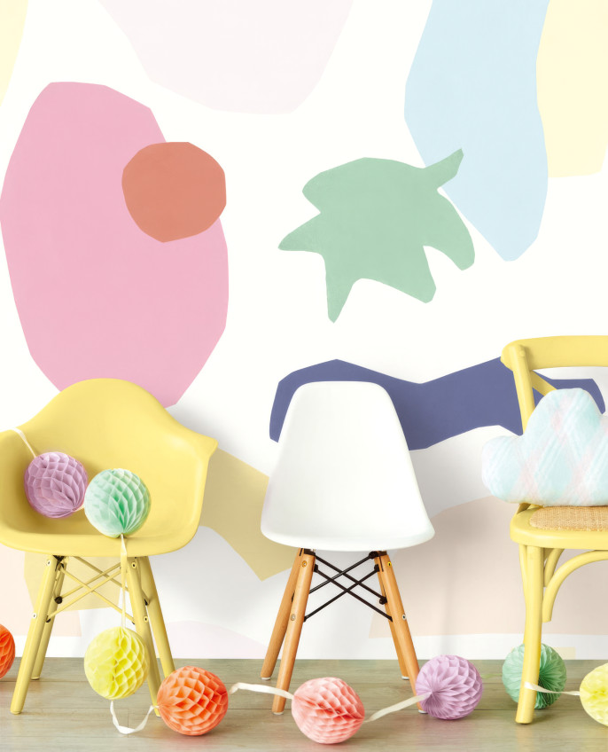 Panoramiques avec des motifs géométriques pour enfants