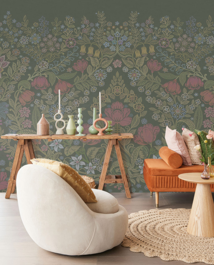 Natural Wall Murals Vintage Look