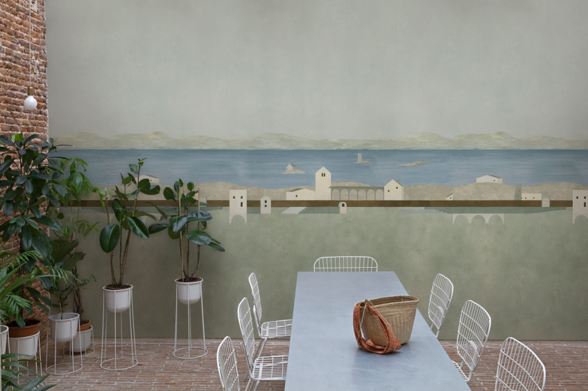 Murals with Lakes, Sea and Coast Designs