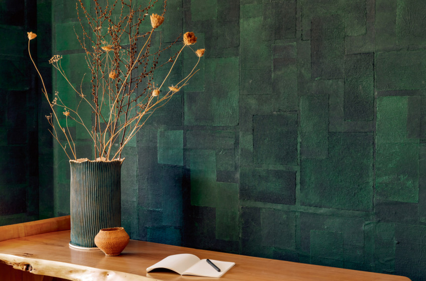 Natural wallpapers with exceptional paper surfaces