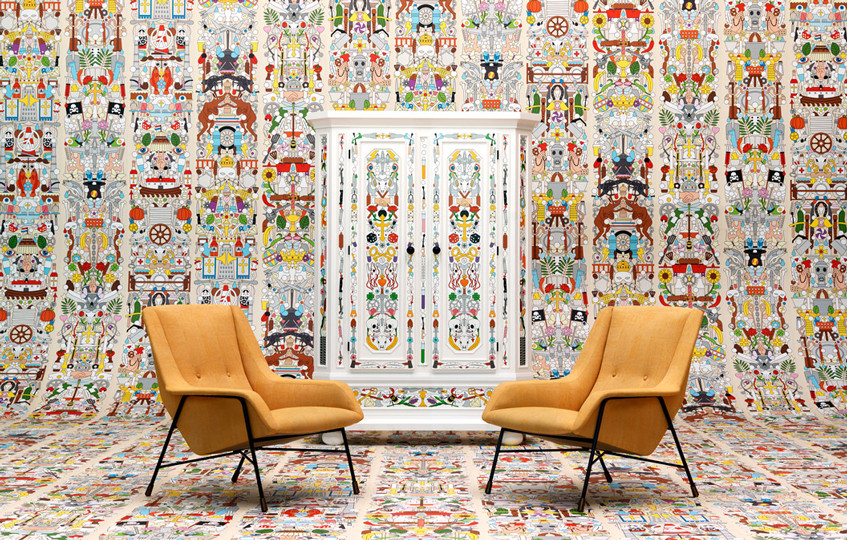 Wall Murals Featuring Contemporary Arts