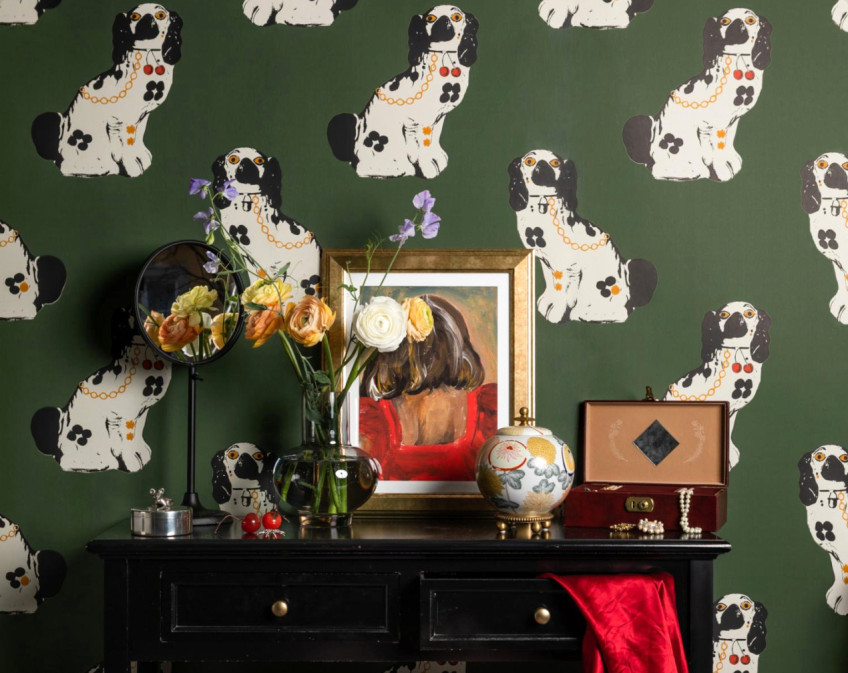 Wallpaper with Cats and Dogs