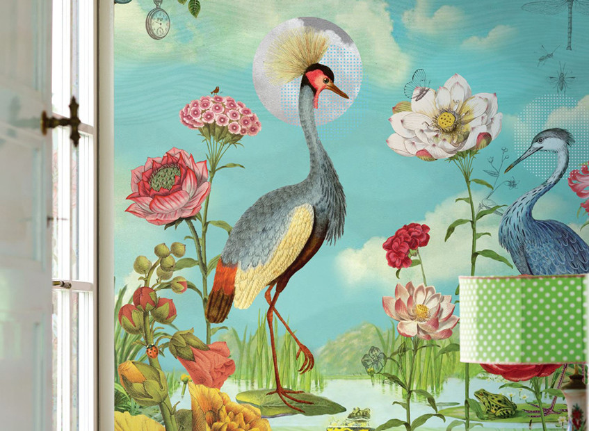 Decorazione da parete con animali dal’ottica vintage