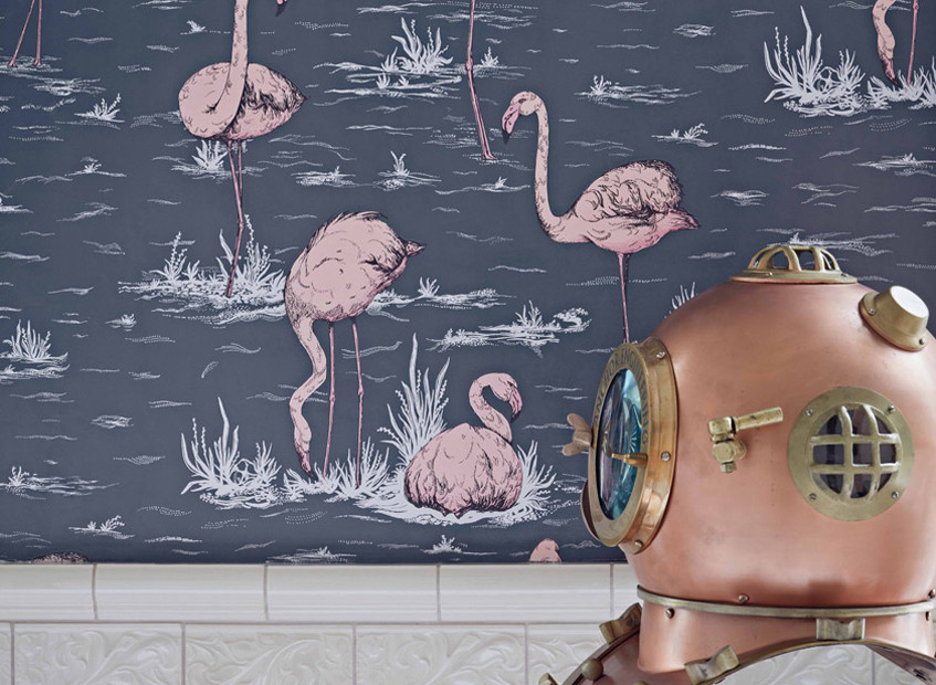 Tiertapeten im Vintage-Stil