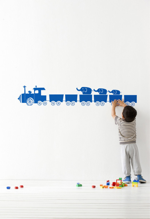 Ferm Living Wall Decal tiny train-1054 Ferm Living Wall Decal tiny train-1054