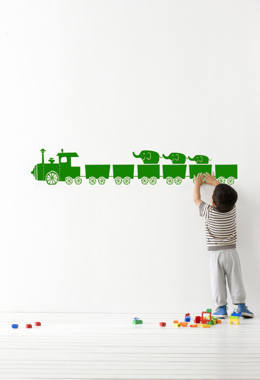 Ferm Living Wall Decal tiny train-1054 Ferm Living Wall Decal tiny train-1054