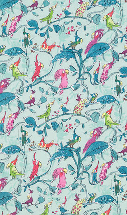 Osborne & Little Papier peint Cockatoos - Smaragd-1117.3 Osborne & Little Papier peint Cockatoos - Smaragd-1117.3