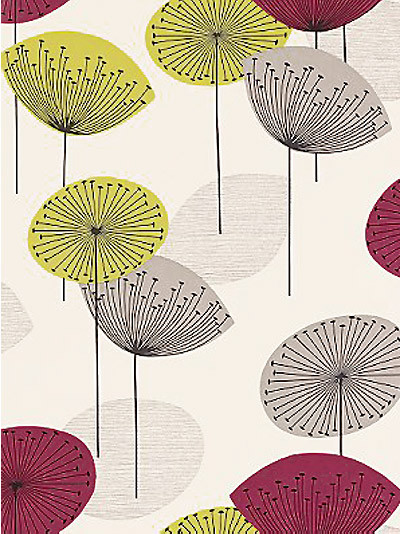 Sanderson Wallpaper Dandelion Clocks Schwarze Johannisbeere-1173.2