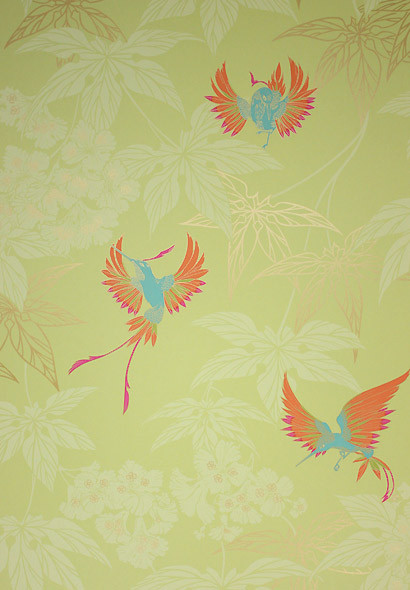 Osborne & Little Wallpaper Grove Garden - Lime-1342.1 Osborne & Little Wallpaper Grove Garden - Lime-1342.1