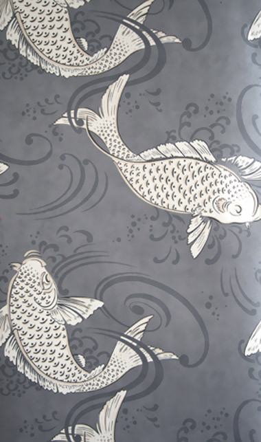 Osborne & Little Carta da parati Derwent - Weiß/ Dunkelgrau-1354.4 Osborne & Little Carta da parati Derwent - Weiß/ Dunkelgrau-1354.4