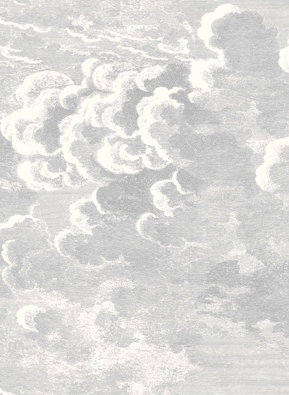 Nuvolette - Fornasetti Tapete von Cole and Son - Soot / Snow-1395.5 Nuvolette - Fornasetti Tapete von Cole and Son - Soot / Snow-1395.5