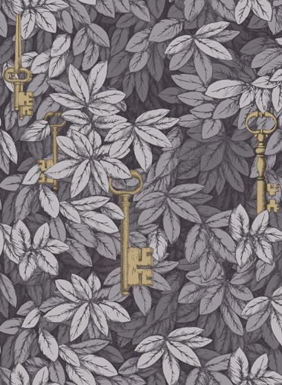 Chiavi Segrete - Designtapete von Cole and Son - Grey-1397.5 Chiavi Segrete - Designtapete von Cole and Son - Grey-1397.5