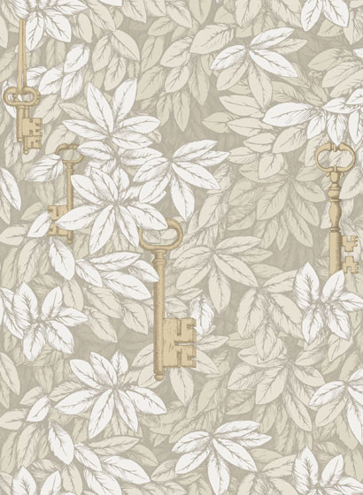 Cole & Son Papier peint Chiavi Segrete - Stone And Gold-1397.3 Cole & Son Papier peint Chiavi Segrete - Stone And Gold-1397.3