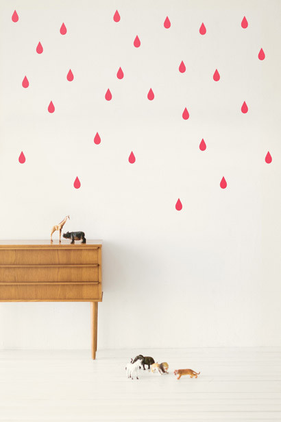 Ferm Living Wall Decal Mini Drops-1412 Ferm Living Wall Decal Mini Drops-1412