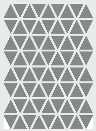 Wallsticker Mini Triangle von ferm LIVING - grau-1413.5 Wallsticker Mini Triangle von ferm LIVING - grau-1413.5