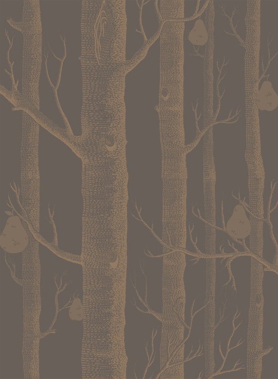 Woods & Pears - Designtapete von Cole and Son - Copper-1422.2 Woods & Pears - Designtapete von Cole and Son - Copper-1422.2