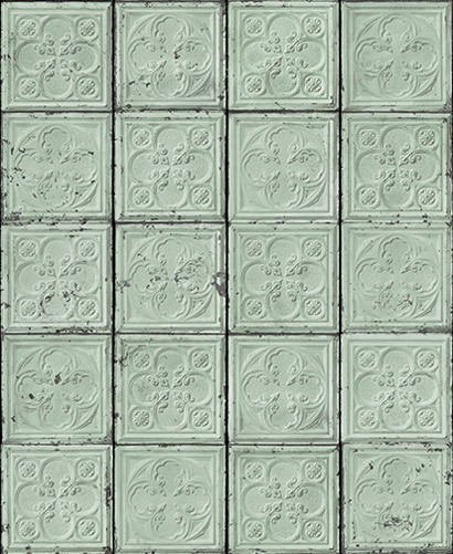 Tapete Brooklyn Tins 05 - Designtapete von MERCI-1447 Tapete Brooklyn Tins 05 - Designtapete von MERCI-1447