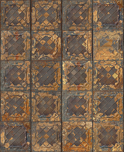 Tapete Brooklyn Tins 08 - Designtapete von MERCI-1450 Tapete Brooklyn Tins 08 - Designtapete von MERCI-1450