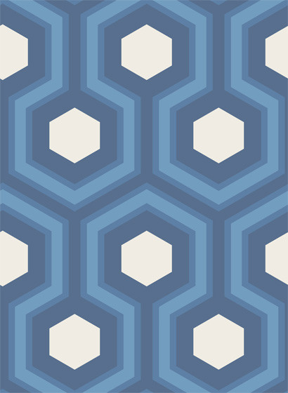 Hicks' Grand - Designtapete von Cole and Son - Blue-1451.3 Hicks' Grand - Designtapete von Cole and Son - Blue-1451.3