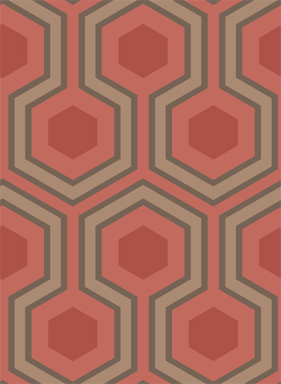 Hicks' Grand - Designtapete von Cole and Son - Red-1451.6 Hicks' Grand - Designtapete von Cole and Son - Red-1451.6