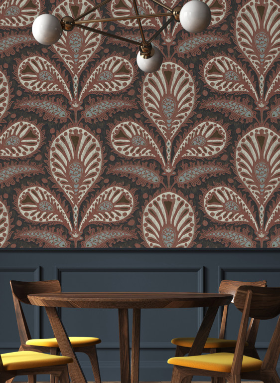 Josephine Munsey Wallpaper Ikat Clover-14623 Josephine Munsey Wallpaper Ikat Clover-14623