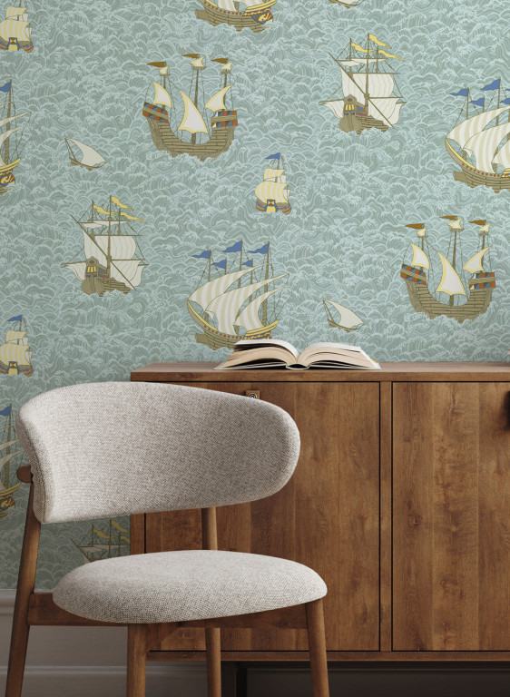 Josephine Munsey Wallpaper Ships-14624