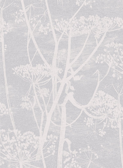 Cow Parsley - Designtapete von Cole & Son - Lilac on White-1469.2 Cow Parsley - Designtapete von Cole & Son - Lilac on White-1469.2
