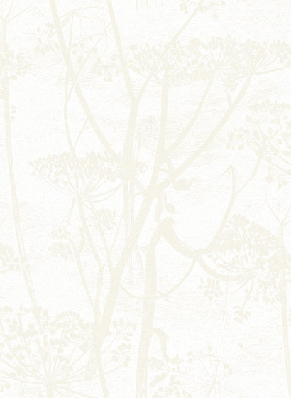 Cow Parsley - Designtapete von Cole & Son - White on White-1469.5 Cow Parsley - Designtapete von Cole & Son - White on White-1469.5