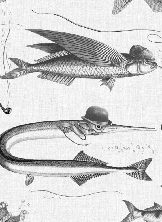 KEK Amsterdam Wallpaper Dandy Fish - WP-803-14702.1 KEK Amsterdam Wallpaper Dandy Fish - WP-803-14702.1