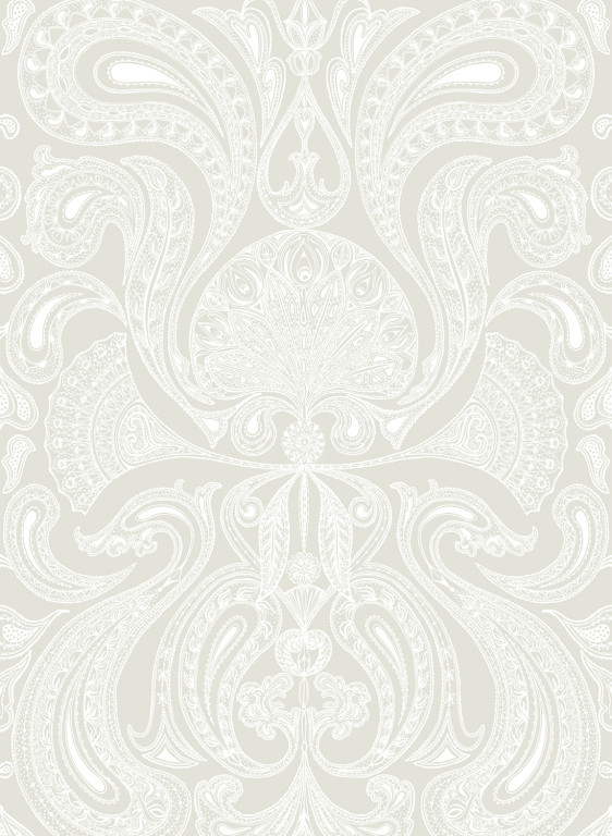 Cole & Son Tapete Malabar - White on Linen-1471.4 Cole & Son Tapete Malabar - White on Linen-1471.4