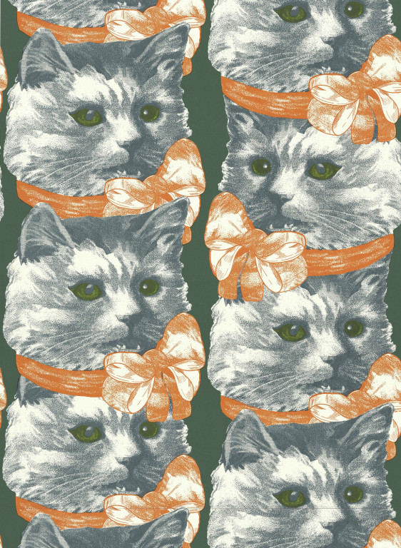 Studio Lisa Bengtsson Wallpaper Crazy Cat Lady-14928 Studio Lisa Bengtsson Wallpaper Crazy Cat Lady-14928