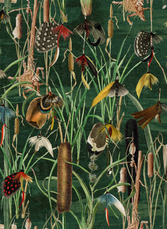 Mindthegap Papier peint Fishing Flies-14958 Mindthegap Papier peint Fishing Flies-14958