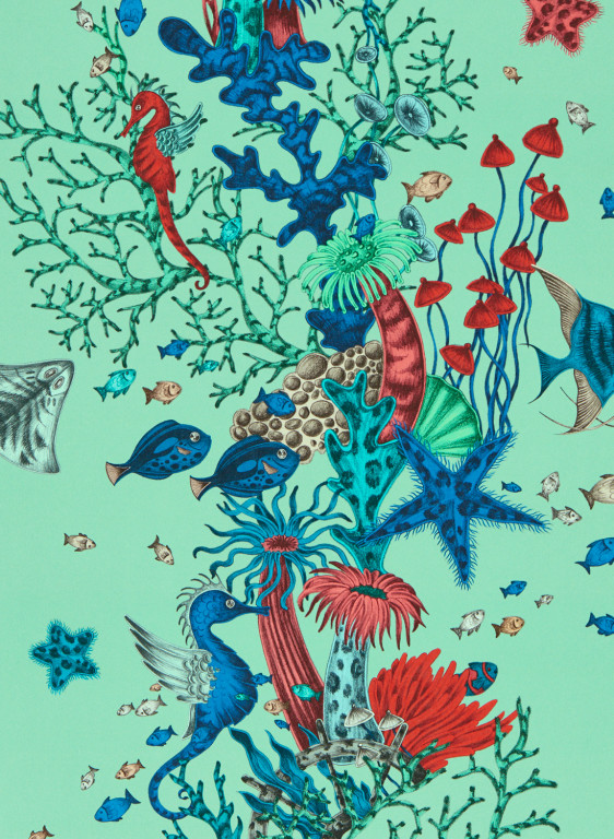 Clarke & Clarke Tapete Seaforest - Aqua-14994.1 Clarke & Clarke Tapete Seaforest - Aqua-14994.1