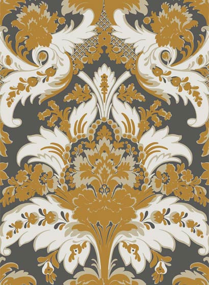 Aldwych - Designtapete von Cole & Son - Black & Gold-1500.3 Aldwych - Designtapete von Cole & Son - Black & Gold-1500.3