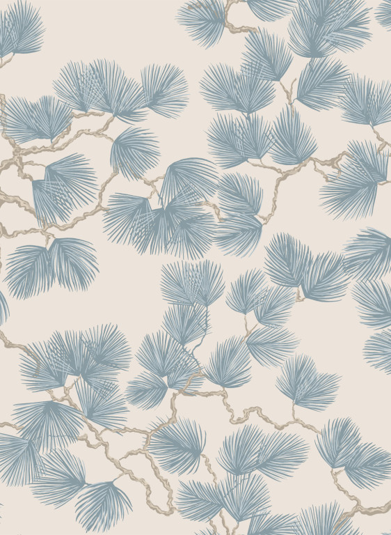 Sandberg Tapete Pine - Misty Blue-15018.7 Sandberg Tapete Pine - Misty Blue-15018.7