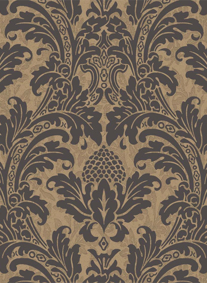 Blake - Designtapete von Cole & Son - Black & Gold-1501.3 Blake - Designtapete von Cole & Son - Black & Gold-1501.3