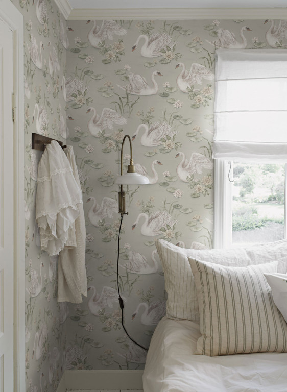 BoråsTapeter Wallpaper Lily Swan-15063 BoråsTapeter Wallpaper Lily Swan-15063