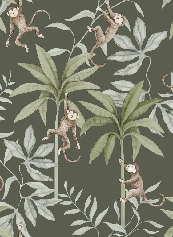 BoråsTapeter Papier peint Jungle Friends-15066 BoråsTapeter Papier peint Jungle Friends-15066